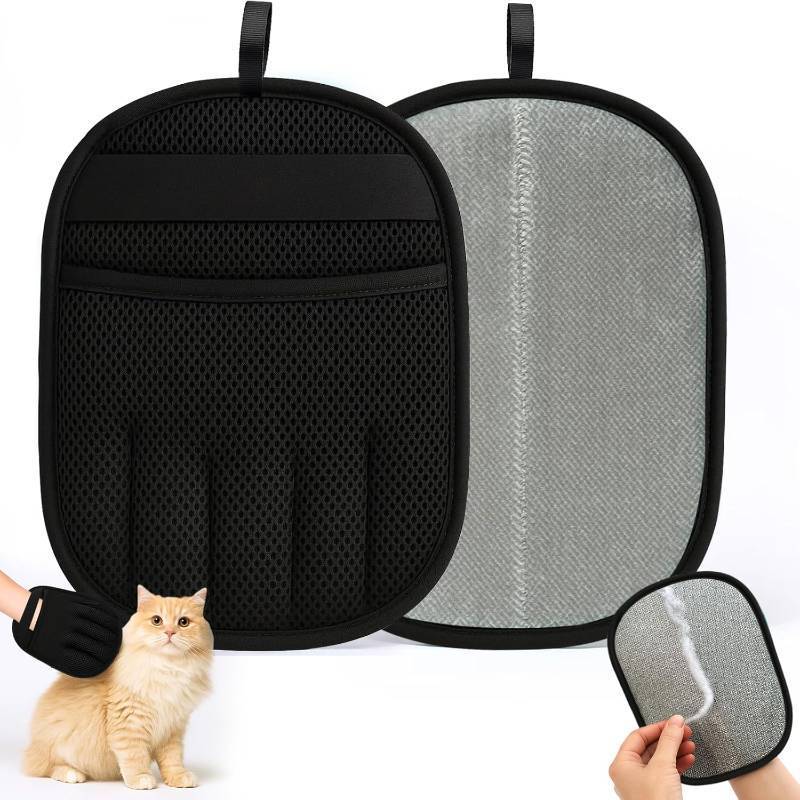 lot 64920 image: Pet Hair Remover For Dogs Cats New Upgraded Reusable Five-Finger - Static Pets Hair Removal Tool For Couch Furniture Bedding Car Clothes - Essential Supplies For Pet Owner For Home & Travel (1 Pack)