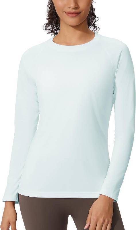 lot 65085 image: Womens Sun Shirts UPF 50 Long Sleeve UV Protection Shirt Lightweight Sun Protection Clothing SPF Hiking Tops