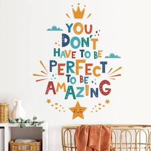 lot 63972 image: Colorful Inspirational Quote Wall Decals Motivational Positive Phrase Wall Stickers Peel and Stick Vinyl Wall Mural Art Removable Wall Decor for Kids Classroom Nursery School LM93230