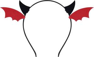 lot 64039 image: Leuceiy Devil Horns Headband,Little Bull Horn Devil Headband Halloween Adult Dress up Surprise Theme Party