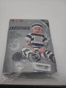 lot 65380 image: Spooktacular Creations Baby Prisoner Costume 6-12 Months Black