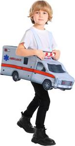 lot 65412 image: Seasons Kids Ambulance Halloween Costume with Light and Sound Effects