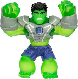 lot 1058 image: Heroes of Goo Jit Zu Marvel Infinity Armor Hulk, Stretchy Action Figure, Super Stretchy with Unique Squishy Power Gel Filling, Collect All 3