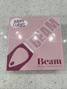 lot 1094 image: HAPPY CURVES Beam IPL Laser Hair Removal Device - at-Home Permanent Body Hair