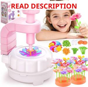 lot 3008 image: Arts and Crafts for Kids, DIY Fabric Flower Bouquet Craft Kits for Kids Toys, Educational Preschool Learning Detective Toy for Girls 3 4 5 6 7 8 9 10 11 12 Years Old Toddler Birthdays Gift(Purple)