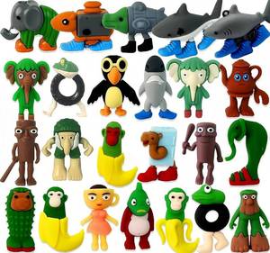 lot 3046 image: Tralalero Tralala Action Figure, Meme Shark Figures Toys, Collectible Animals Figurine Doll Gifts for Fans (24PCS)
