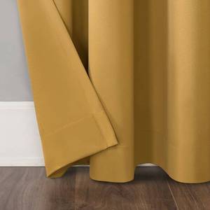 lot 3099 image: Sun Zero Mercer Blackout Solid Grommet Single Curtain Panel