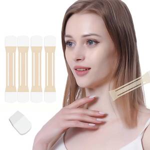 lot 3191 image: Neck Strips, Neck Tape Lifting Invisible Tightening Tapes and Bands Lifter for Wrinkles Neck Makeup Patches, Lifting Saggy Skin, Neck Line Remover Slimmer (4 strips20 patches-3)