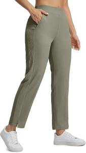 lot 3192 image: Seamaid Womens Golf Pants with Pockets Lightweight Travel Pants for Athletic Stretch UPF 50 Pockets Olive Small