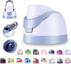 lot 3235 image: NTIERA Replacement Lid for Owala Freesip,Compatible with Owala Freesip Water Bottle 16oz 24oz 32oz 40oz,Premium Replacement Accessories for Owala Cap,LeakProof,BPA-Free(Light Blue)