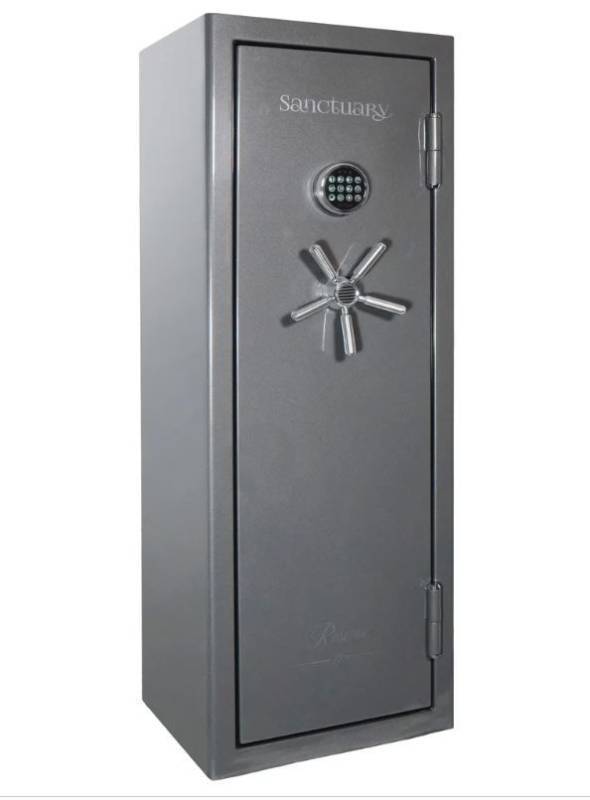 lot 1005 image: Sanctuary Rescue Gun Safe with Digital Lock lights outlets - Retail $865