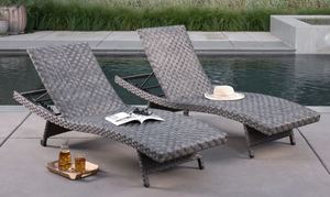 lot 1007 image: Sunvilla Julian Woven Chaise Lounge (1 Chair) Retail $250  - Retail $0