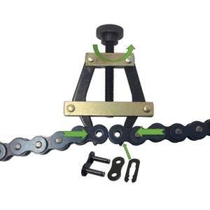 lot 1026 image: AZSSMUK #25#35#41#40#50#60 415H,428H, 520,530 Roller Chain Connecting Puller Holder for Motorcycle Bicycle Go Kart ATV Chains Replacement - Retail $10