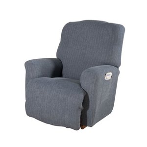 lot 1040 image: Innovative Textile Solutions Heather Stripe Stretch Recliner Slipcover - Retail $56