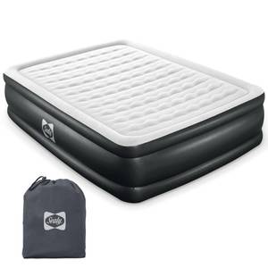 lot 1044 image: Sealy Tritech Queen Sized 20 Air Mattress Bed 2 Person wBuilt-in AC Pump & Bag - Retail $107