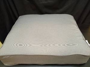 lot 1083 image: Mozaic Company Beige Patio Lounge Chair Cushion 25 Inch Square - Retail $45