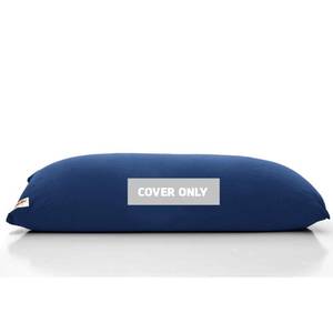 lot 1110 image: Yogibo Max Replacement Bean Bag Cover, Removable, Washable, Blue72x24x24 - Retail $109