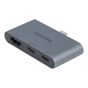 lot 1147 image: Philips USB-C & HDMI Hub with Power Delivery - Retail $20