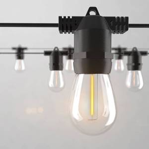 lot 1164 image: alitade S14 LED Outdoor String Lights, Shatterproof IP65 27Ft (Maximum 918Ft) for Patio Lightings Outdoor Waterproof, Outside Lights for Outdoor Lighting, Edison Vintage Backyard Lights - Retail $19