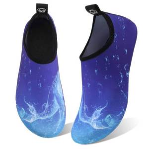 lot 1168 image: WateLves Water Shoes for Womens Mens Barefoot Quick-Dry Aqua Socks for Beach Swim Surf Yoga Exercise Camping Must Haves (Water Whale, 3839) - Retail $14