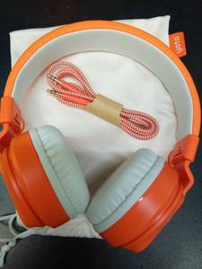 lot 1181 image: YOTO Wired Headphones �� Kids Accessories, Lightweight Adjustable & Foldable Over-Ear Earphones with Travel Bag, Volume-Limiting for Safe Listening & Daisy Chain Feature for Audio Sharing - Retail $30