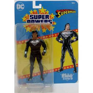 lot 1182 image: Dc Super Powers 4 Inch Action Figure Wave 10 - Black Suit Superman - Retail $31