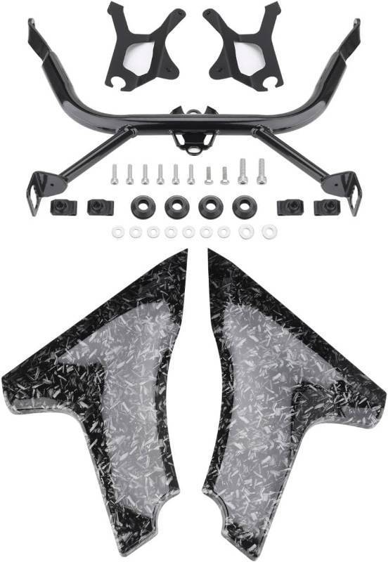lot 211356 image: Retails for $130 Side Fairing Panel Bracket Motorcycle Fairing Support Brackets Kit for Harley Touring CVO Road Glide ST FLTRXSTSE 2024 FLTRXSE 2023(Black pattern)