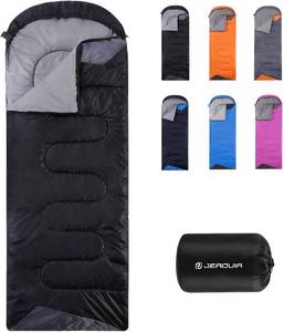 lot 142091 image: Sleeping Bags for Adults Backpacking Lightweight Waterproof- Cold Weather Sleeping Bag for Girls Boys Mens for Warm Camping Hiking Outdoor Travel Hunting with Compression Bags