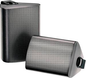 lot 142105 image: Herdio 6.5 Inch 400W Outdoor Speakers Wired Waterproof with Powerful Bass,Wall Mount Speakers for Patio Garage Covered Deck,All-Weather Durability (Pair,Black)