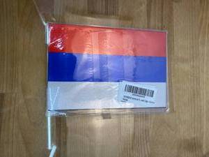lot 142135 image: GEEKBEAR National Flag Car Magnet (Serbia, 2 Pack) - Reflective Waterproof Durable Magnetic Sign - 6 x 4 in