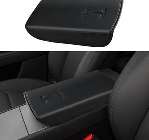 lot 342060 image: Center Console Armrest Cover Designed for Tesla Model 3 Highland 2024-2027Model Y Juniper 2025-2027 Refresh,Center Console Accessories for Model 3Y Interior Accessories 2026 Black
