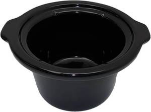 lot 441998 image: CHECK SIZE BEFORE BUYING, SMALL 1.5 QUART ROUND Rival Crock Pot Replacement 1.5 Quart Ceramic Pot Dishwasher Safe Slow Cooker