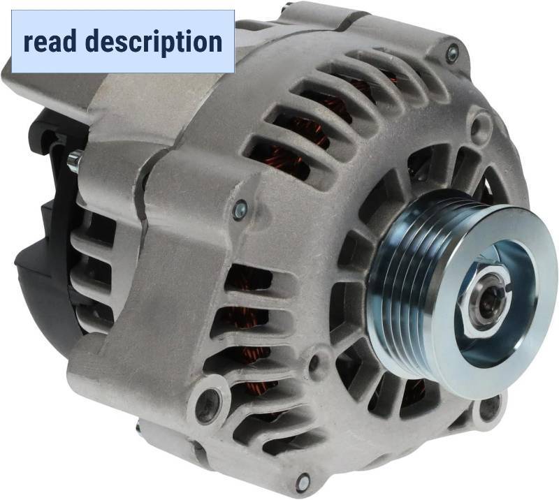lot 221368 image: OEG Parts New Alternator Compatible With Cadillac Escalade Chevy Blazer C10 C20 C30 Pickup GMC Isuzu 4.3L 5.0L 5.7L 7.4L 96 97 98 99 00 01 02 1996-2002 ADR0089, 40012098, 40012098R