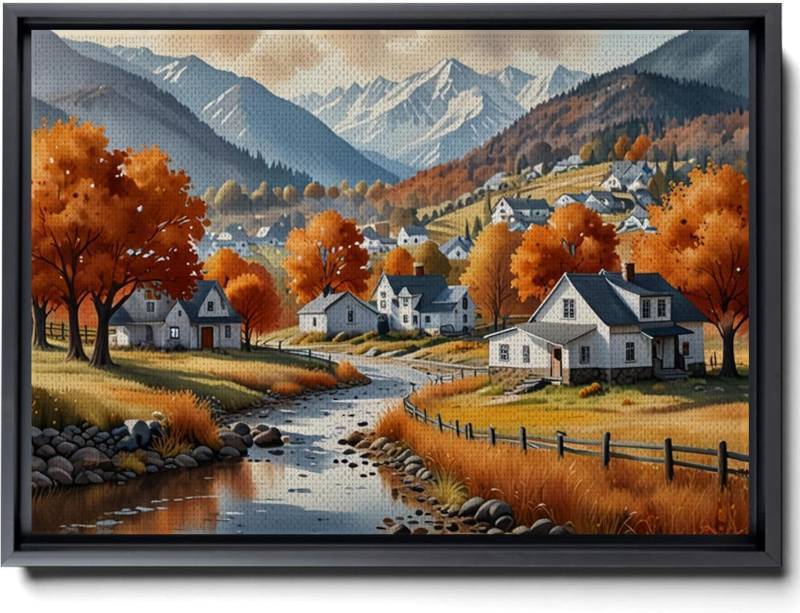 lot 421332 image: Watercolor Fall Foliage Fall Foliage Illustrations Fall wall art Autumn natural scenery Abstract Art Decor Living Room Decor, Print