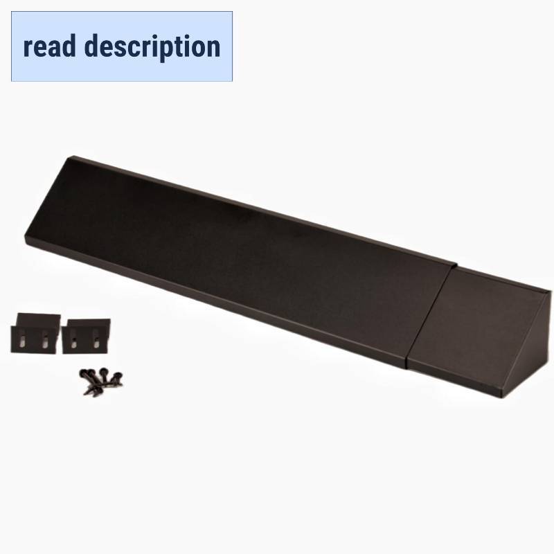 lot 291567 image: Black Adjustable Fireplace Hood for 28 to 48 Harmony Burners Fireplace Hood Heat Shield  Patent Applied