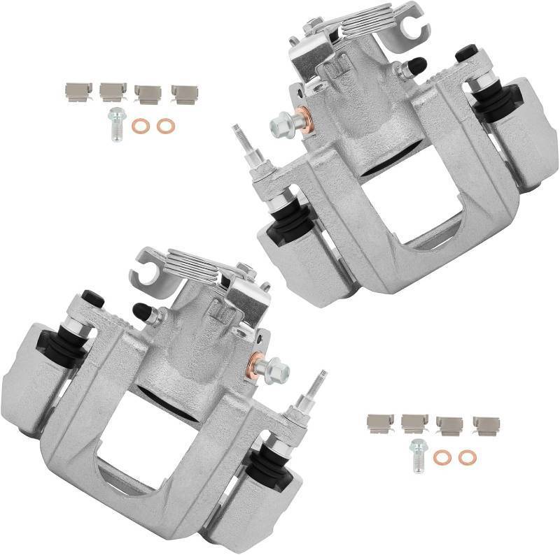 lot 291606 image: cciyu 18B5299 18B5298 Rear Left & Right Brake Calipers With Bracket For Ford For Edge 2011-2014,For Lincoln For MKX 2011-2015