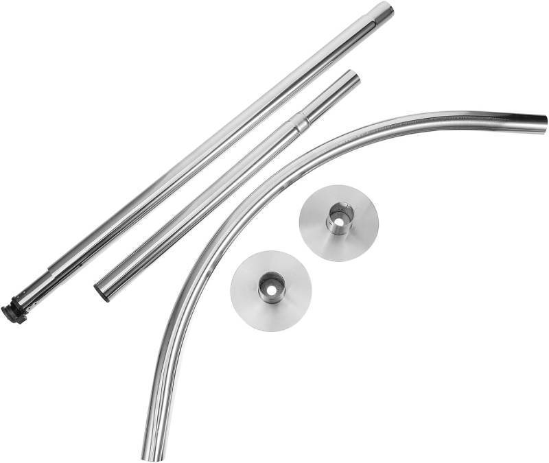 lot 231350 image: Alipis Telescopic Shower Curtain Rod for Bathroom Window Hanging Multipurpose Easy Installation