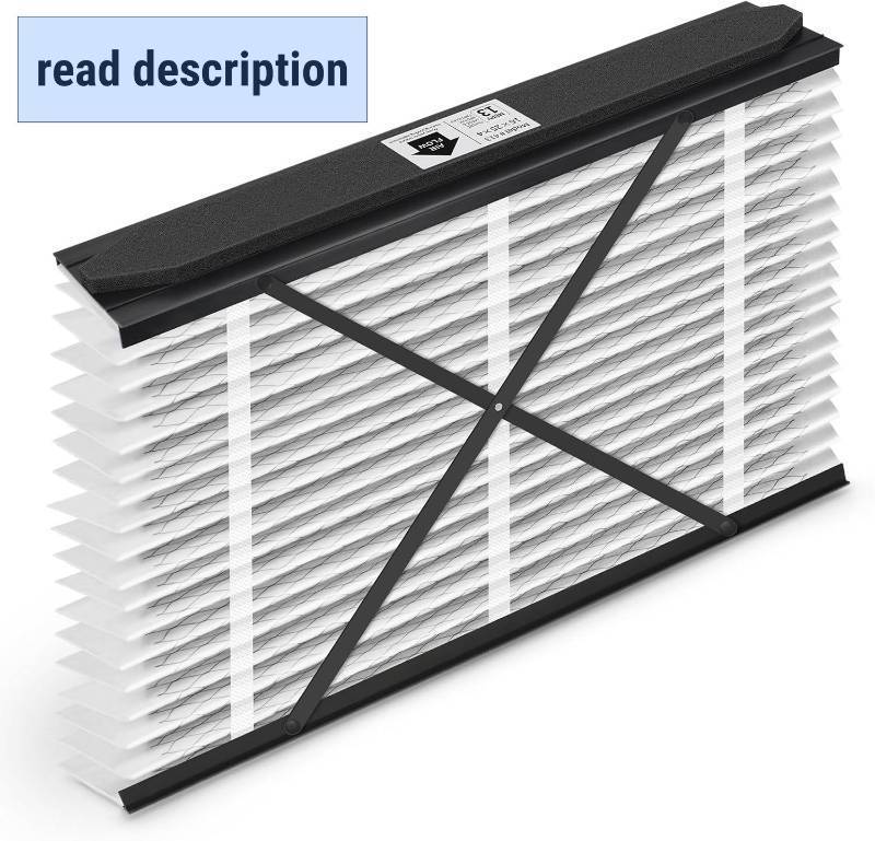 lot 331092 image: 413 Replacement Filter Compatible with AprilAire Air Purifier Models 1410 1610 2410 2416 3410 4400, Merv 13 Whole House Furnace Filters 16 25 4, 1-Pack
