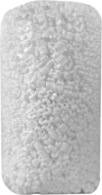 lot 441924 image: UBMOVE Moving Packing Peanuts 3.5 cu. ft. (22.5 Gallons) S-Shaped Popcorn Cushion for Shipping (White)