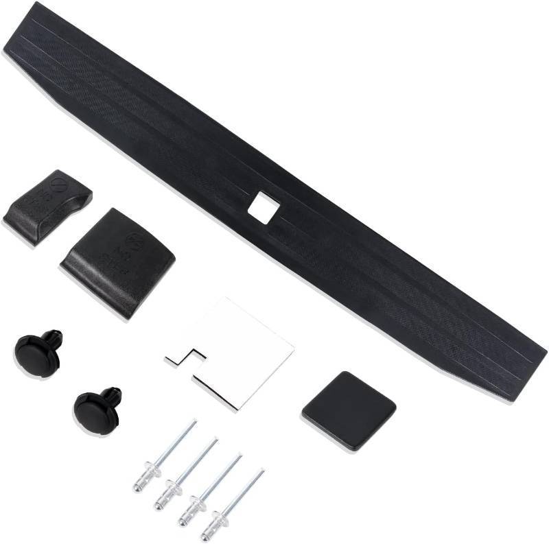 lot 441925 image: RANSOTO Tailgate Molding Trim Compatible with 2021 2022 2023 2024 2025 Ford F150 F-150 Flexible Flex Step Cap Top Trim Protector Cover Replaces FO1904150C, ML3Z9940602A