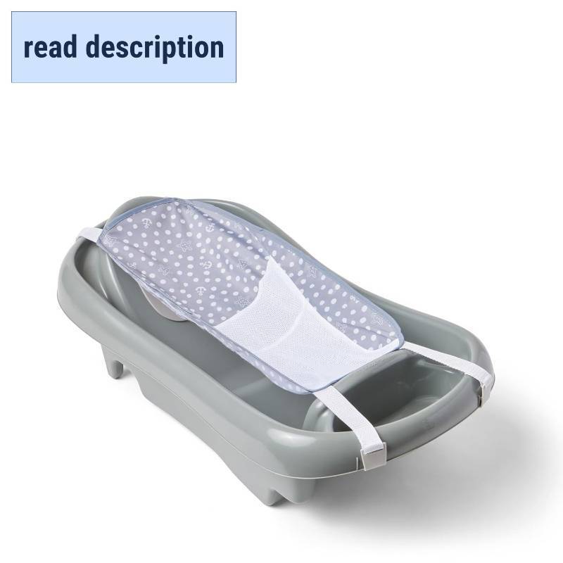 lot 441948 image: The First Years Renewed Baby Bath Tub - Newborn to Toddler 3-in-1 Baby Tub with Removable Sling - Made with 50% Recycled Material - 0 to 25 LBs