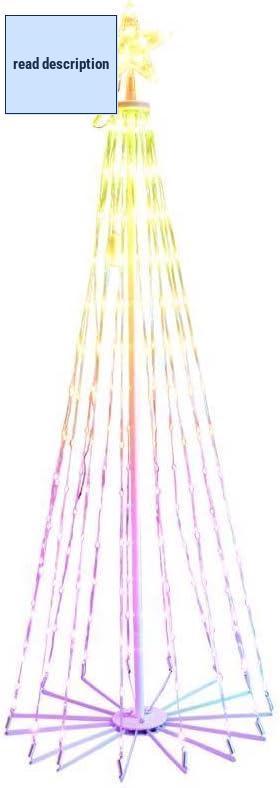 lot 441949 image: Celebrations LED Dancing Tree 5 Multicolor Straight Frame Modern Christmas Tree