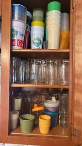 lot 2675 image: Kansas City Royals Stadium Cup Collectionsnd misc MCM cups and glasses including Tupperware