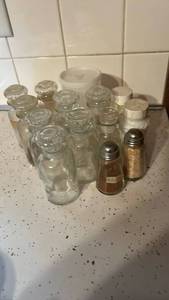 lot 2676 image: Glass Spice Jar Collection