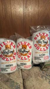 lot 2687 image: Silver Stuffing Polyester Fill - 12 oz Bags