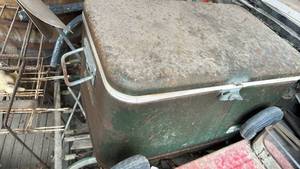 lot 2717 image: Coleman Metal Cooler with Tray
