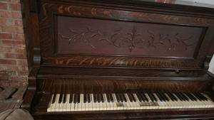 Russell Chicago Cabinet Grand Piano- One Level walk out basement and on wheels!!!