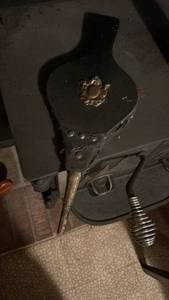 1800s Black Leather Bellows