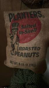 lot 2738 image: Planteurs Peanuts Burlap Coffee Sack