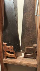 lot 8741 image: Traditional Two-Man Crosscut Logging Saw